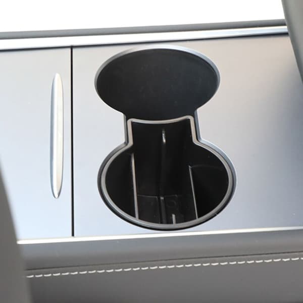 for Model 3 Y Midtkonsoll Oppbevaringsboks Bil Koppholder D' Klips Kopp Interiør Modifikasjon