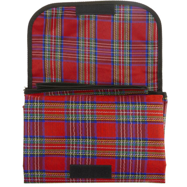 Picknickfilt 145 x 100 cm röd rutig