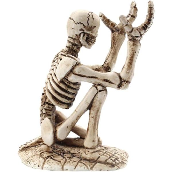 Kallopennapidike Luuranko Kynäpidike Hartsi Luova Työpöydän Lähdekynä Säilytyspidike Järjestäjä Meikkisiveltimen Näyttöjalusta Halloweenille Kotiin Toimistoon