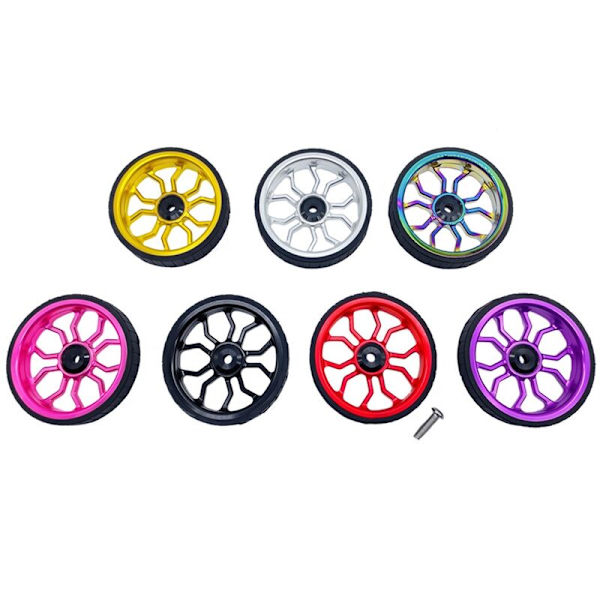 Taitettava pyörä Easy Wheel CNC alumiiniseos Easy Wheel Brompton taitettavaan pyörään Parannettu leveä monivärinen