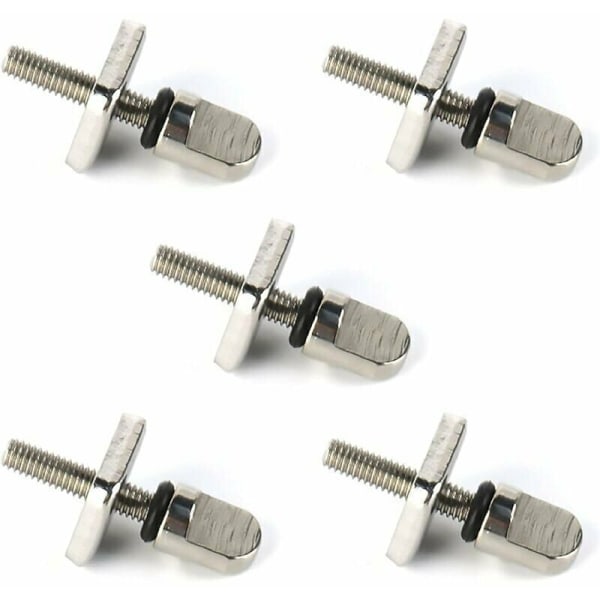 Surfbordskruvar, Surfbord Longboardskruvar, Surfbord Fensskruvar, Longboardskruvar, Surfbord Fensskruvar, för SUP och Paddle Board, 3 x 1,4 cm, 5