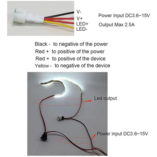 2 stk. serie Dimmer Touch Switch DC3.7V 5V 12V trinløs Dimmer Sensor til LED-lys, RV, skab, skab og strimmel