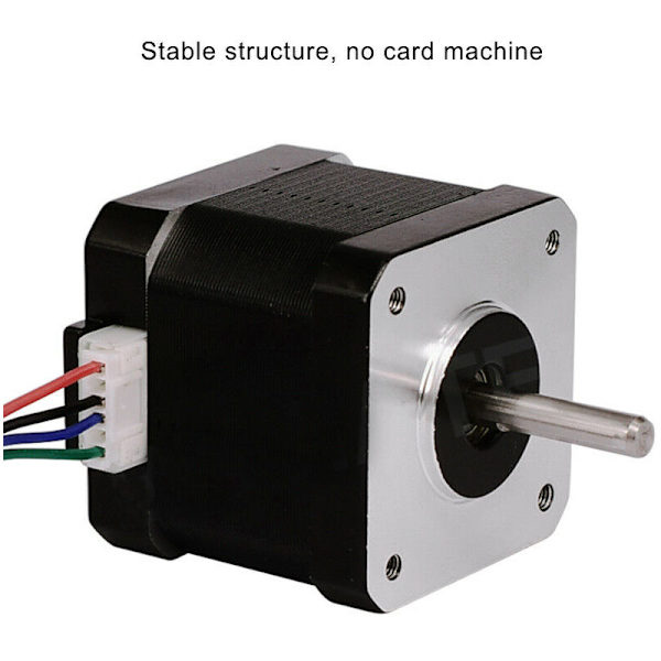 2 st 12V 42mm 1,8 graders NEMA17 2-fas stegmotor för 3D-skrivare CNC-robot