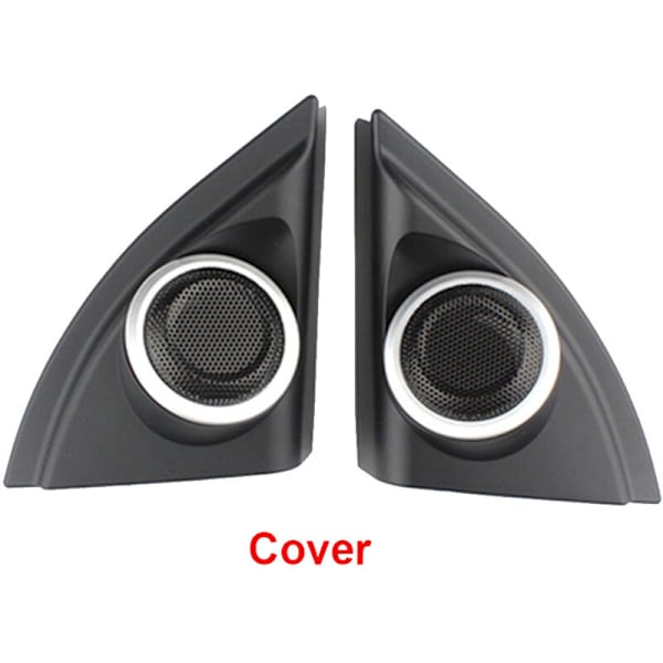 Bilde Dørpanel Audio Deksel Diskant Høyttaler Tre-Hjørne Høyttaler Deksel Trim for Vios Yaris 2013-2019