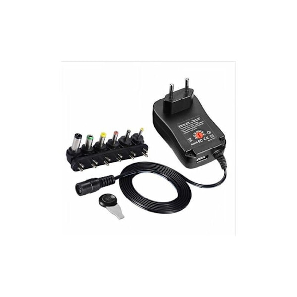 3V-12V 2.1A AC/DC Adapter Justerbar Strømforsyning Universal Adapter Oplader til CCTV LED Pære Bånd