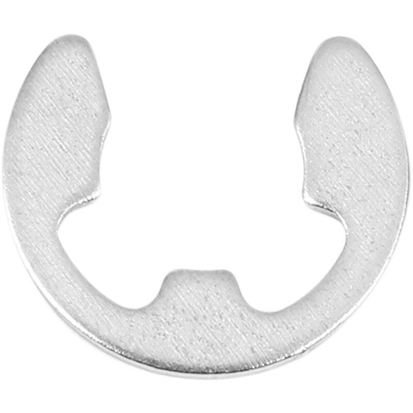 120 stk. Serie 304 rustfrit stål E-clips skive sortiment sæt circlips fastholdelsesring til aksel fastgørelse M1.5-M10