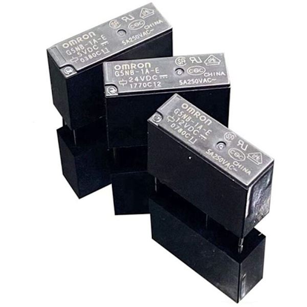 5 st G5NB-1A-serie 05VDC 12VDC 24VDC 24V 4 stift 3A Mini Relä G5NB G5NB-1A-E Växlande AC DIP4 (24V)