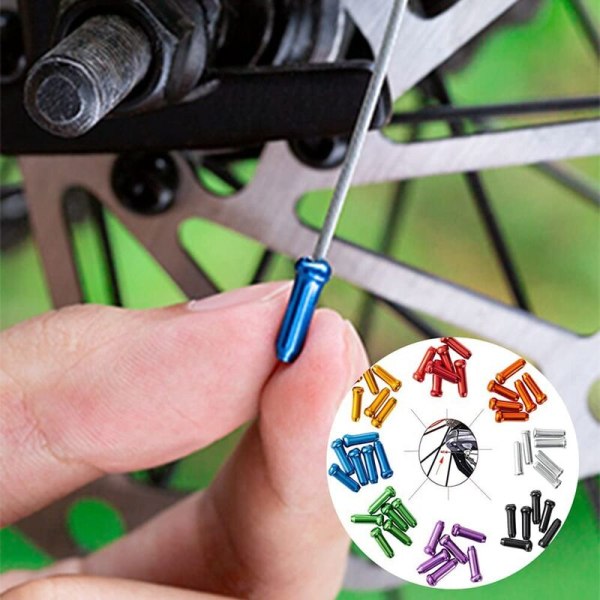 120 stk. Serie B Cykelbremsekabel Endekapper Endekapper Skifter Crimp Endekapper, Kabel Kabelsæt til Cykler