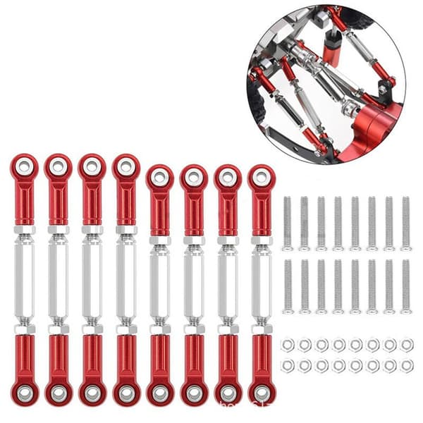 Til 1/12 MN128 RC Bil Dele & Tilbehør Metal Opgradering Modifikation Justerbar Chassisforbindelse