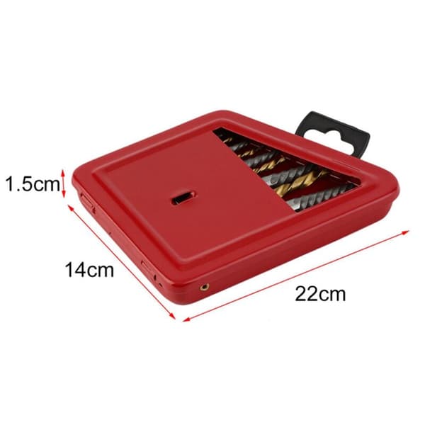Tumutuklas ng Inch Drill Bit Extractor Assembly Set para sa Bolt Removal, 10Pcs Set, Screw Extractor Assembly Set