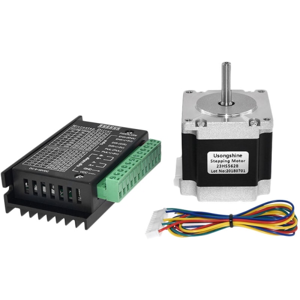 Nema 23 23HS5628 Stepper Motor til 57 2.8A med TB6600 NEMA17 Driver til CNC og 3D Printer Kontrol Dele - 8.0MM