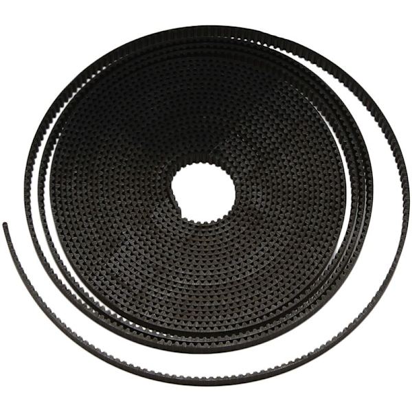 5 Meter GT2 Synkroniseringsrem Bredd 6mm Passar för Reprap Mendel Rostock Prusa GT2-6mm Rem