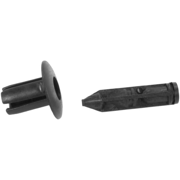 250X Plastik Trim Panel Fastener Fairing Cykel Nitte Clip 6mm til Sort