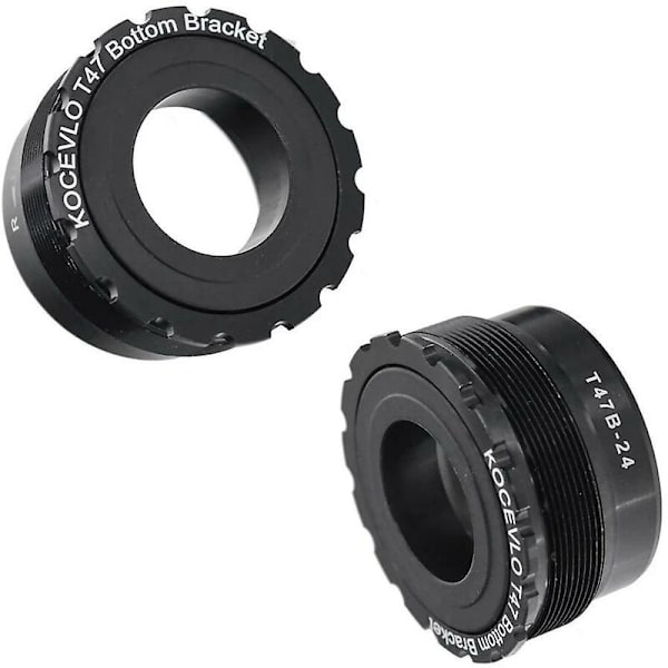 T47 Trådad Bottenfäste Inre Diameter 47mm Bredd 68-86.5mm Aluminiumlager För 24mm Vevarm