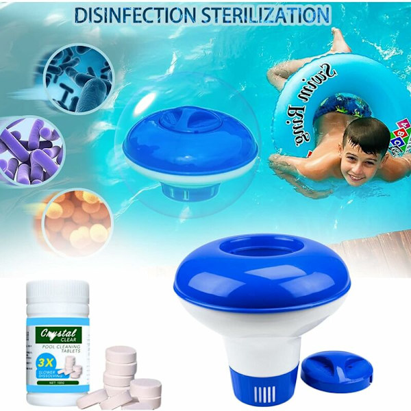 Klordiffusor Automatisk Klordispenser Pool Flytande Dispenser Kemisk Tablettdispenser Justerbar Klordispenser Spa Flytande Dispenser