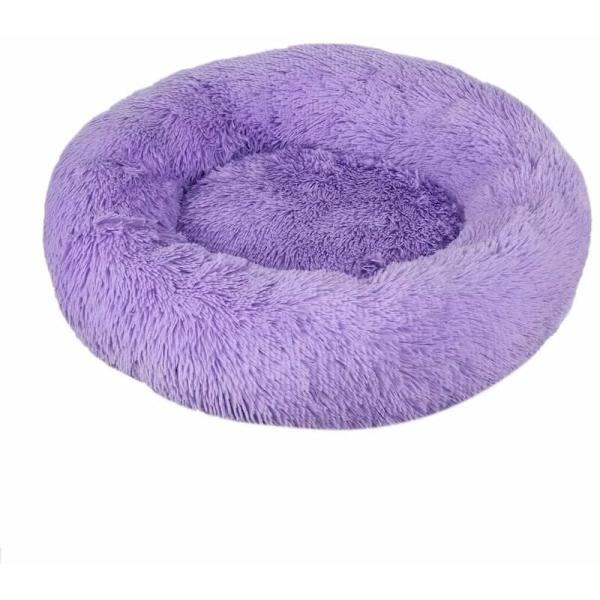 Katteseng, myk pute, myk vaskbar for katter hunder (lilla, 50 cm), Sunny
