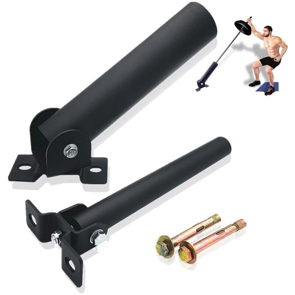 T-Bar Row Plate Attachment för installation på golvet eller racket för hantelbarövning Gym Equipment, 25mm