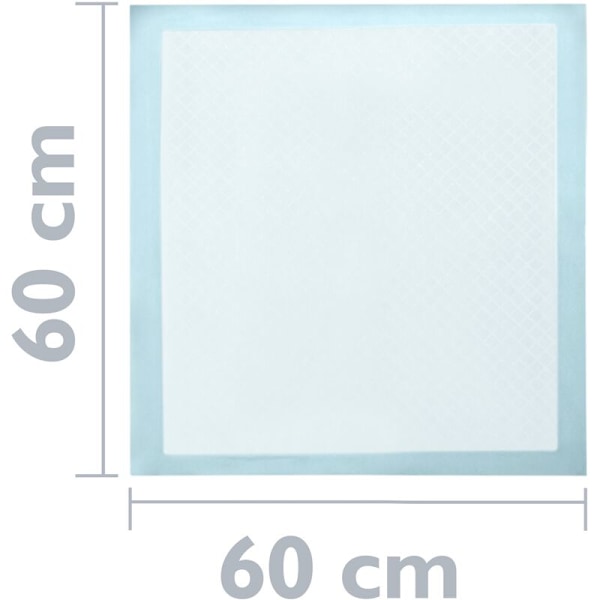 40 absorberende sæber måler 60 x 60 cm. Hvalpetræningstørklæder