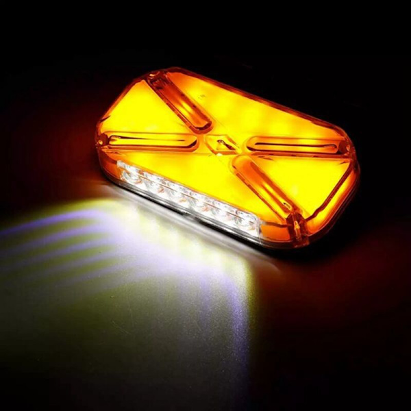 8 stk. 24V LED sidemarkeringlys bil blinklys lastbil passer til lastbiler trailere