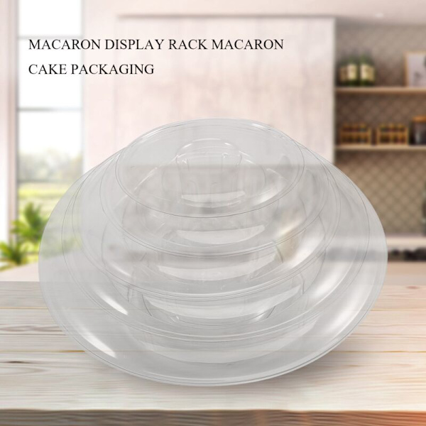 6-vånings Macaron-tårta Stativ Cupcake Macarons Hållare Verktygshållare Verktyg Bröllopsdekoration Fest Påsktillbehör