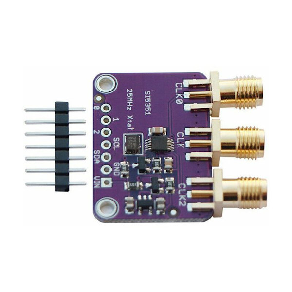 Si5351A I2C 25Mhz 8Khz til 160Mhz Clock Generator Bypass til D9I2