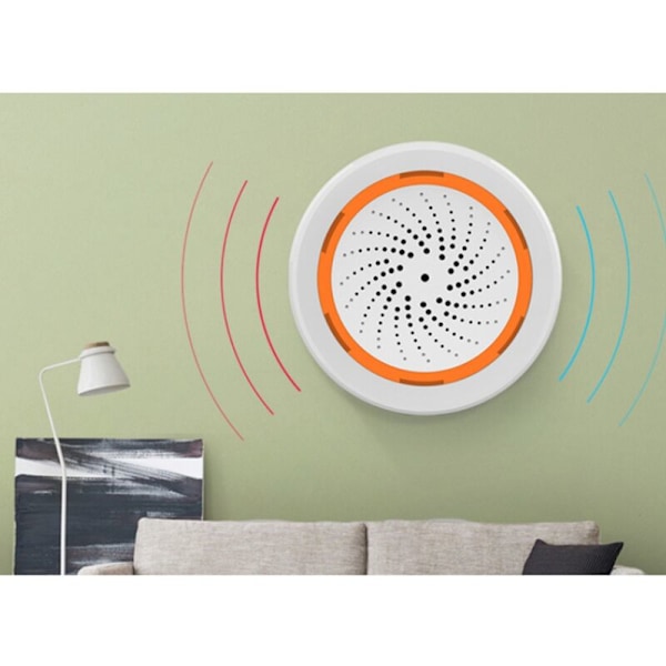 ZigBee ljud- och ljussensor NEO 90DB inbyggd sirenlarmsensor Tuya Smart Life