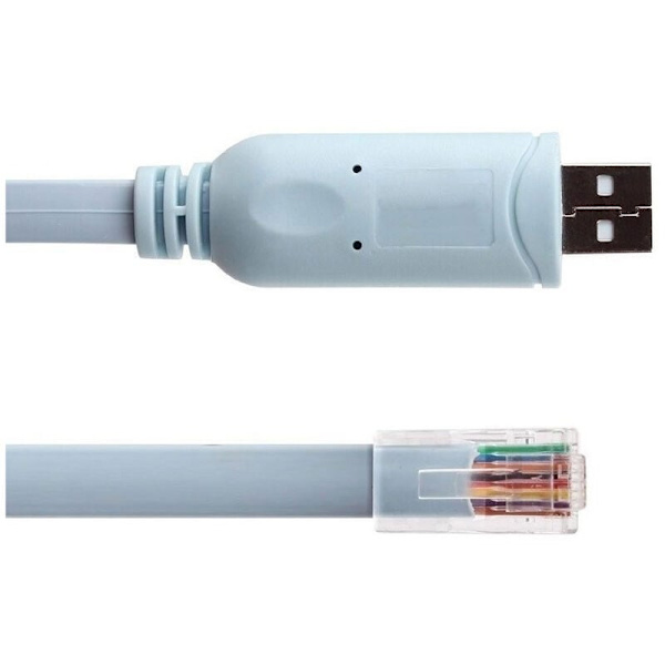 USB RJ45-konsolkabel 6 fot Windows 8, 7, Vista, , Linux RS232