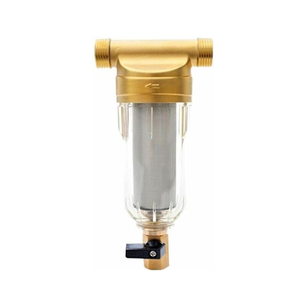 Vattensedimentfilter, Återanvändbart filter, Externt förfilter för sediment, Vattenförfilter för brunnsvattenrör (1/2\")Lefou