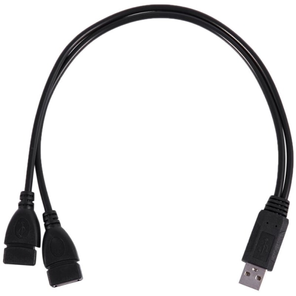 Usb 2.1A -urosliitin 2 Usb -kaksoisvirtajohdon sovitin