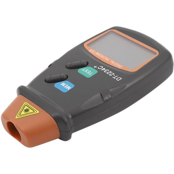 Digitaalinen kierroslukumittari Kierroslukumittari Kosketukseton mittari 2.5Rpm-99999Rpm LCD-näyttö Nopeusmittari Dt2234C Nopeustesteri