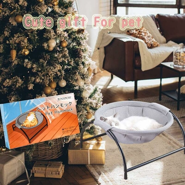 Bekväm kattbädd - Tvättsbar katthamnäck Anti-stress kattkudde Sovmobler Fönsterbäddar Puffkorgar Lugnande radiator Djurbädd för katter a