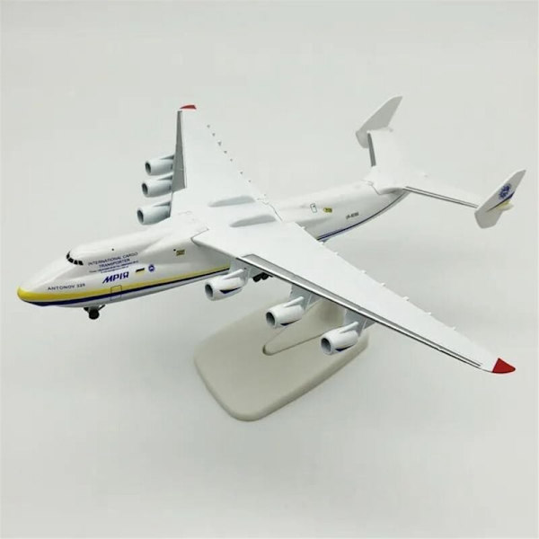 Antonov An-225 Mriya Flygplansmodell i Metalllegering, 1/400 Skala Replika, Flygplansleksak för Samling