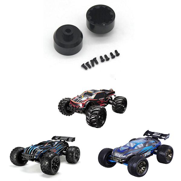 2 stk. Serie Metall Differensialhus EA1048 for JLB Racing CHEETAH 11101 21101 J3 Speed ​​1/10 Fjernkontrollbil Oppgraderingsdeler, B