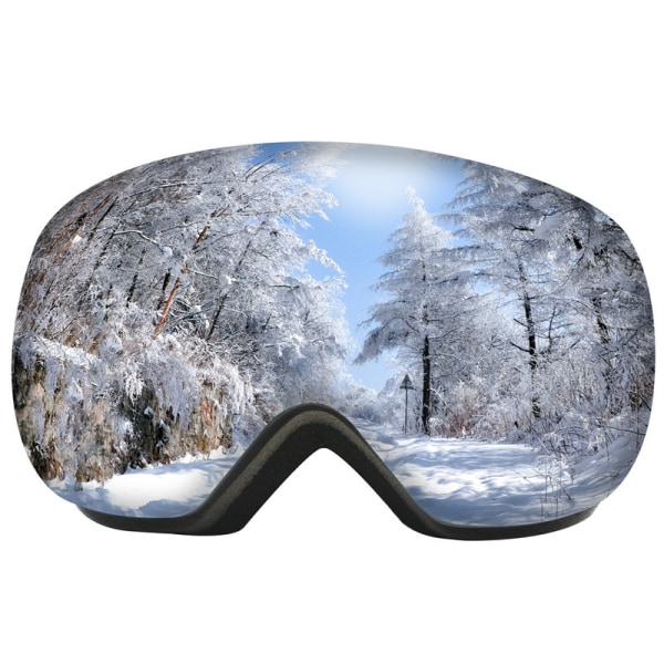Skidglasögon - Ramlösa, skyddande snöglasögon för män och kvinnor (levereras med gratis case)