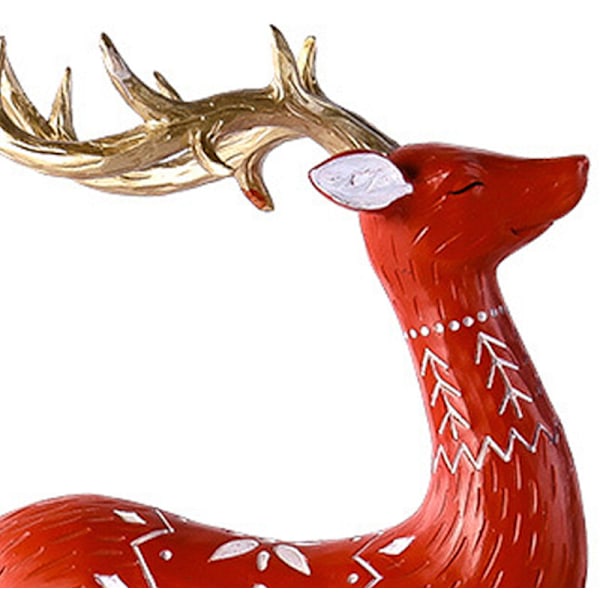 Jul Dekoration Röd Älg Serie Vardagsrum Jul Dekoration Hantverk Prydnader Julgåvor A