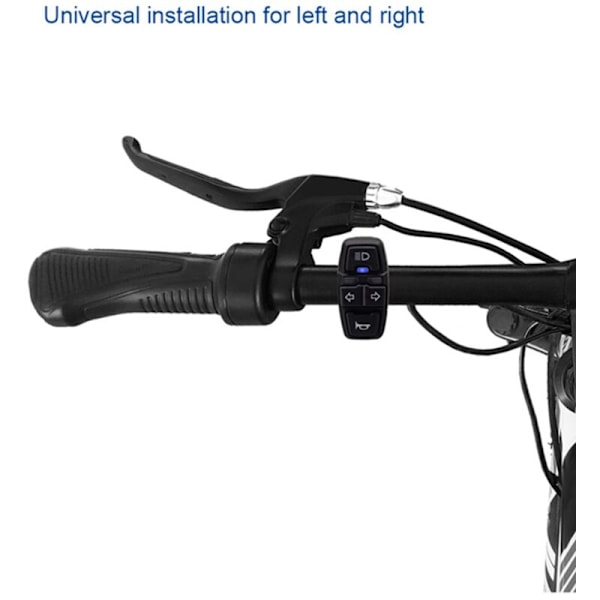 Cykel Lithium Batteri Modifikation Tilbehør DK336 Tre-i-én Afbryder 36V48V Forlygte Afbryder