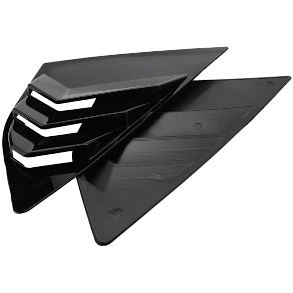 Sopii Focus Hatchback Gloss Black Side Louvers 2012 2013 2014 2015 2016 2017 2018 ABS