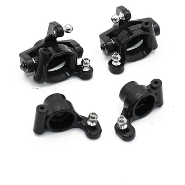 Styrblock Navbärare Set Tie Rod Servo Länkstång för 144001 144010 124016 124017 124019 RC Bil Reservdelar