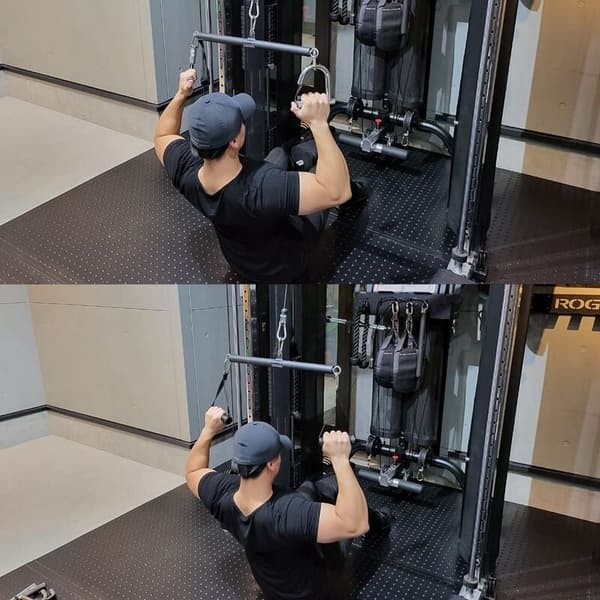 Trening Pull Up Bar Enhet Tilbehør Pull Down Bar Rett Biceps Trekkstang for Hjemmet Gym Kroppsbygging Utstyr