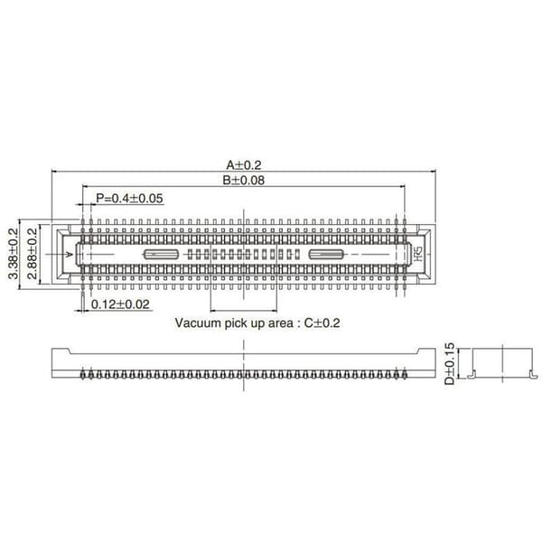 Tilbehør til CM4 Core Board Modular Socket-modul DF40HC(3.0)-100DS-0.4V (10 stk.)