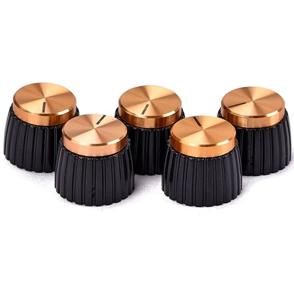 10 st Serie Gitarrförstärkare Kontrollknapp Knoppar Cap Rotary Elektrisk Akustisk Gitarr Volymknapp Cap Gitarrdelar Tillbehör