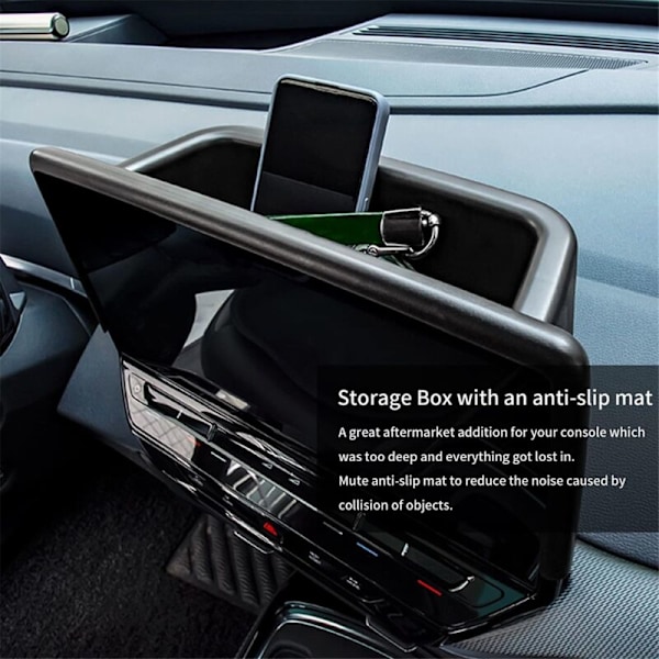 Center Console Dashboard Förvaringsbricka för ID.4 ID4 2021-2023 Organizer Insert Tillbehör