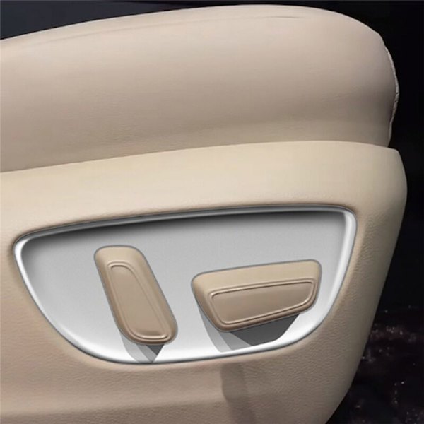 Bilde Matte Silver Power Sete Knapp Panel Ramme Interiør Trim Tilbehør for Alphard/Vellfire 40 Serie 2023+