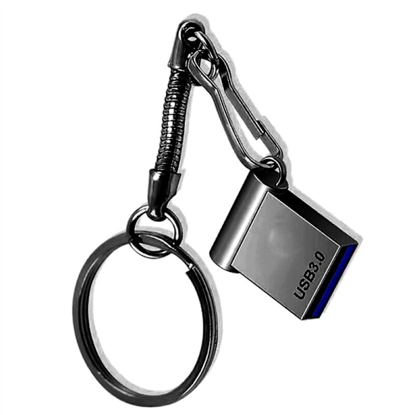 2X 2TB U Disk Memory Stick USB3.0 Flash Drive Mini Bil Ekstern Opbevaring Bærbar Hukommelse Sort