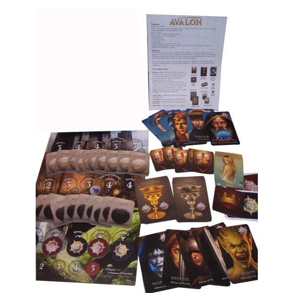 Resistance: The Avalon Card Game Mystery Board Game Ages 13+ avalon