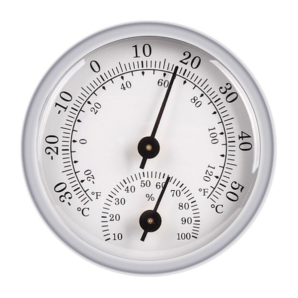 Hygrometer Termometer, Fuktighetsgivare Monitor Detektor Mätningar, Analog Termometer Används i Fuktig Miljö inomhus/utomhus Patio