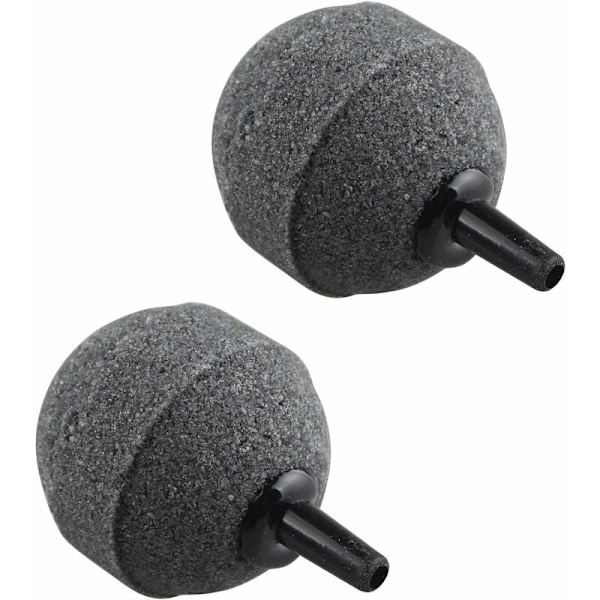 2 stk. 30 mm fiskebolle bobbel luftsten diffusor til fiske akvarium hydroponics pumpe