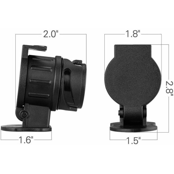 Adapter for mini RV-tilhenger med 13 til 7-polet mini-kontakt