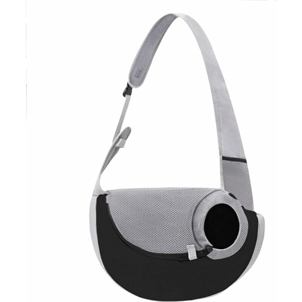 Hands-Free Dog Carrier (Black-Grey)-