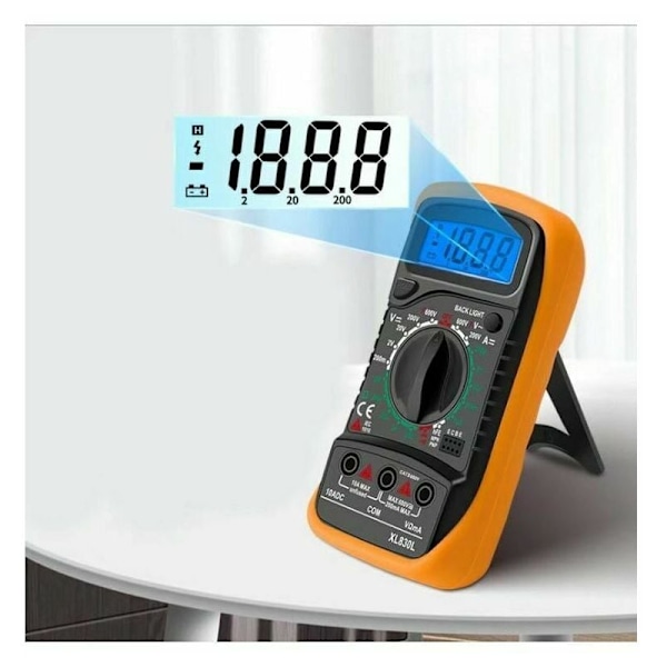 XL830L Digital Multimeter 2000 Räkningar - Ström Spänning Resistans Batteritestare
